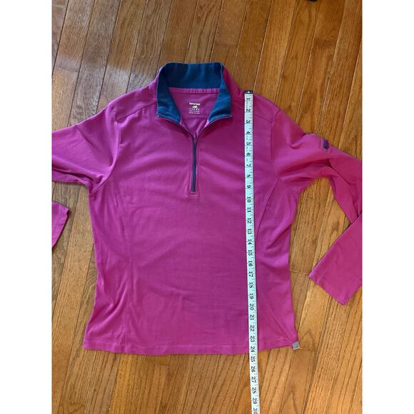 Horny Toad Womens Pull over Jacket Large T9 Tipped Zip - Picture 6 of 14